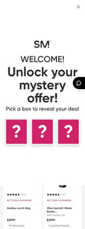 Simple Modern landing page mobile screenshot