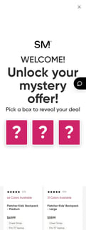 Simple Modern landing page mobile screenshot