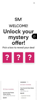 Simple Modern landing page mobile screenshot