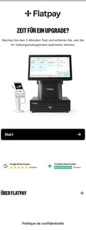Flatpay landing page mobile screenshot
