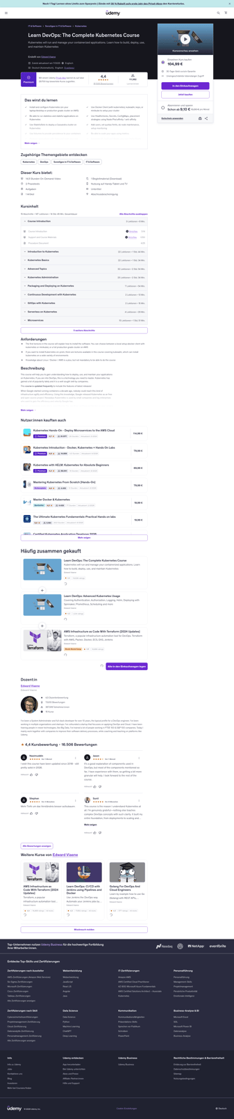 Udemy landing page desktop screenshot