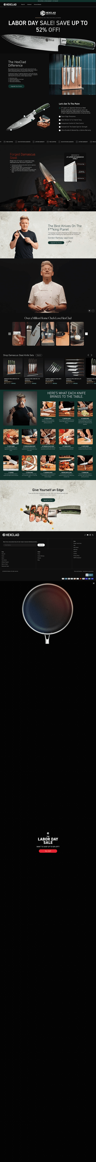 Gordon ramsay landing page desktop screenshot