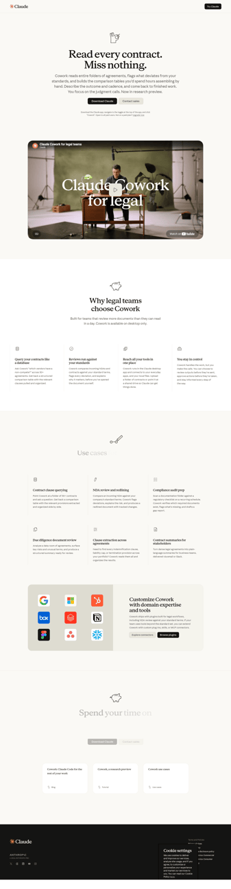 Claude landing page desktop screenshot
