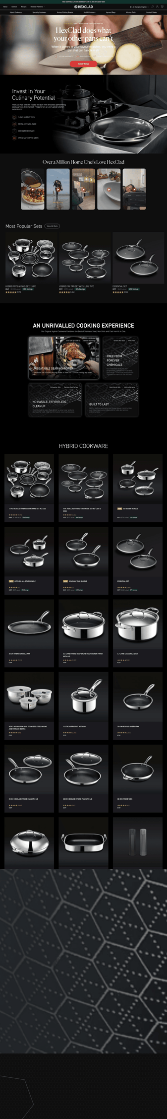 Gordon ramsay landing page desktop screenshot