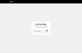 Uber landing page desktop screenshot