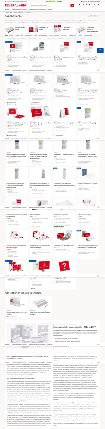 FLYERALARM landing page desktop screenshot