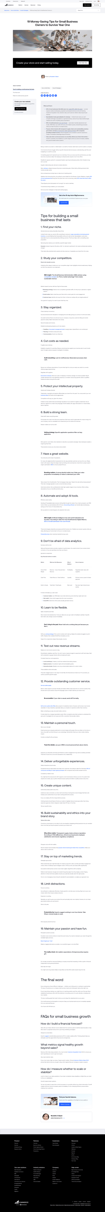 Bigcommerce landing page desktop screenshot