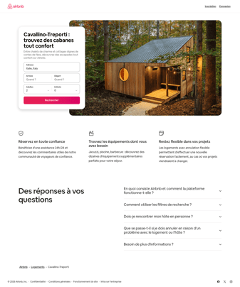 Airbnb landing page desktop screenshot