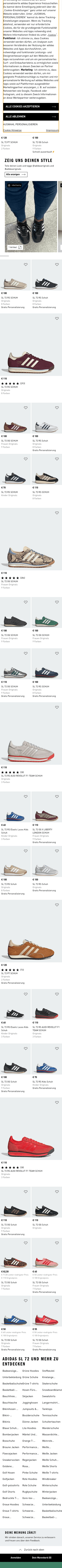 adidas landing page desktop screenshot