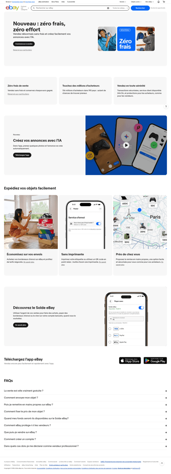 eBay landing page desktop screenshot