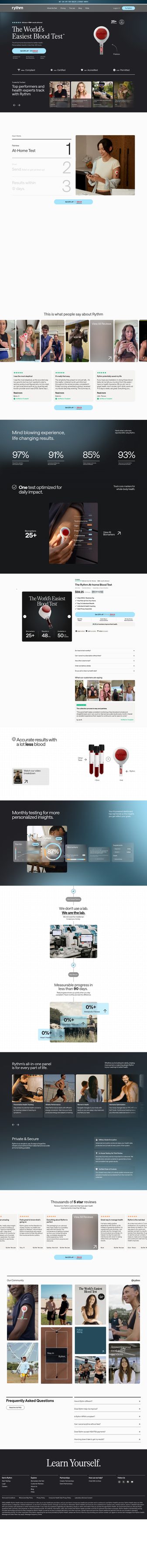 Promix Nutrition landing page desktop screenshot