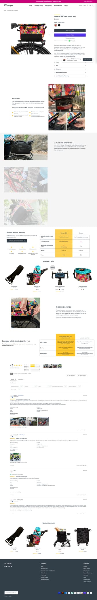 Po Campo landing page desktop screenshot