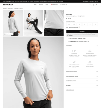 Siroko landing page desktop screenshot