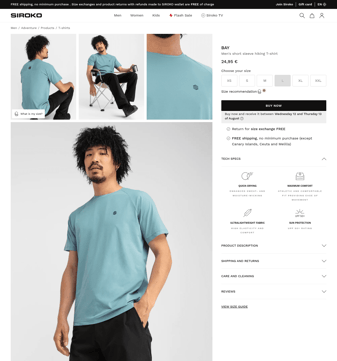 Siroko landing page desktop screenshot