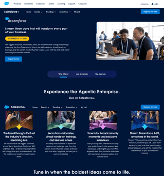 Cloud Protection for Salesforce landing page desktop screenshot