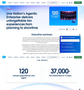 Cloud Protection for Salesforce landing page desktop screenshot