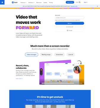 Trello landing page desktop screenshot