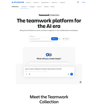 Trello landing page desktop screenshot