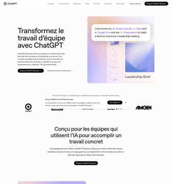 Chatgpt landing page desktop screenshot