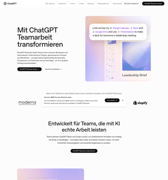 Chatgpt landing page desktop screenshot