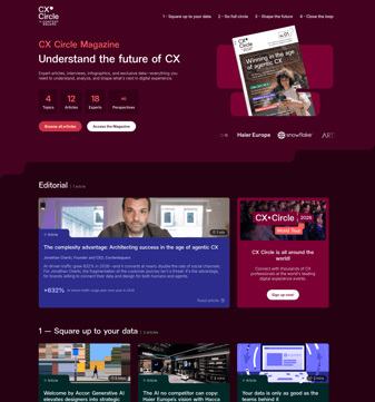 Contentsquare landing page desktop screenshot