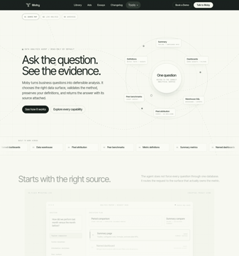 Triple-whale landing page desktop screenshot