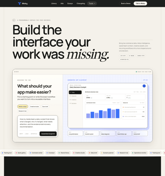 Triple-whale landing page desktop screenshot