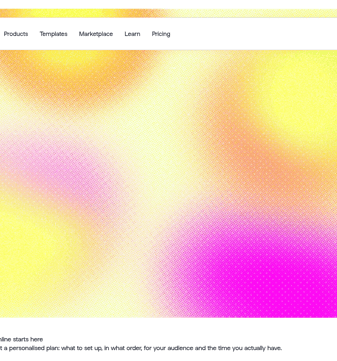 Linktree landing page desktop screenshot