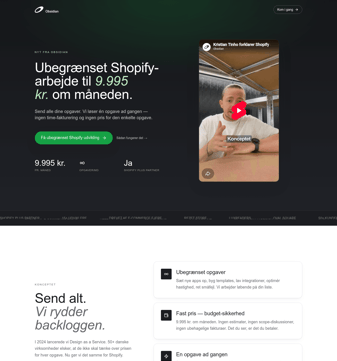 Obsidian landing page desktop screenshot