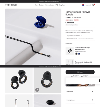 Loop landing page desktop screenshot