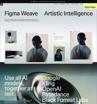 Figma landing page desktop screenshot