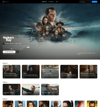 Apple landing page desktop screenshot