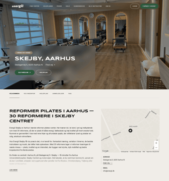 Energii landing page desktop screenshot