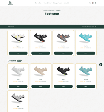 Bearefoot landing page desktop screenshot