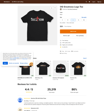Sticker mule landing page desktop screenshot