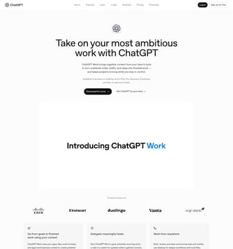 OpenAI landing page desktop screenshot
