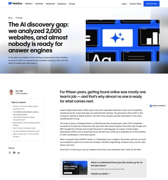 Webflow landing page desktop screenshot