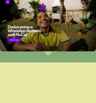 Nubank landing page desktop screenshot