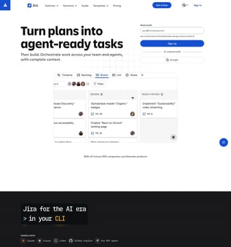 Trello landing page desktop screenshot