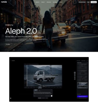 Runwayapp landing page desktop screenshot