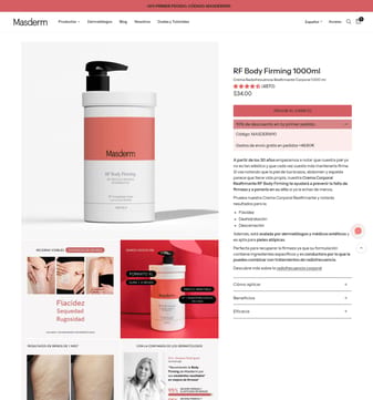 Beauty Studio landing page desktop screenshot