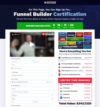 ClickFunnels landing page desktop screenshot