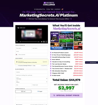 ClickFunnels landing page desktop screenshot