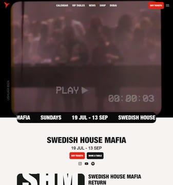 Ushuaia landing page desktop screenshot