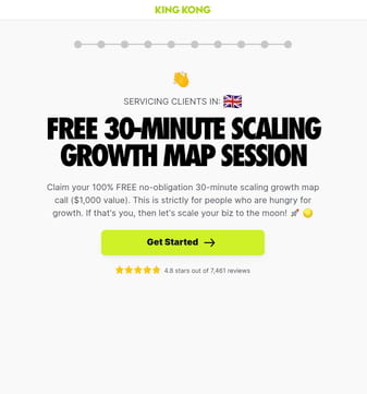 Sabri suby landing page desktop screenshot