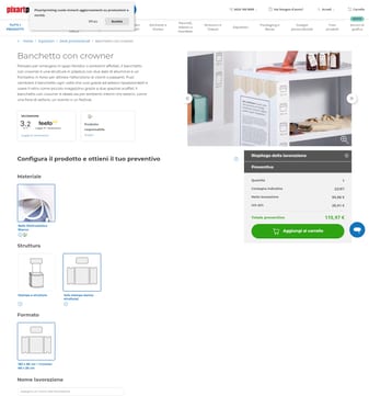 Pixartprinting landing page desktop screenshot