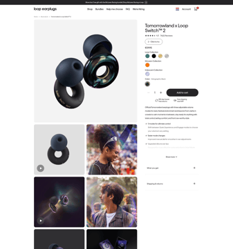 Loop landing page desktop screenshot