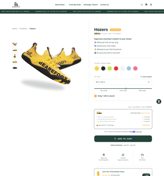 Bearefoot landing page desktop screenshot