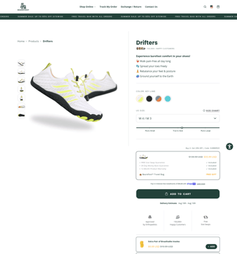 Bearefoot landing page desktop screenshot