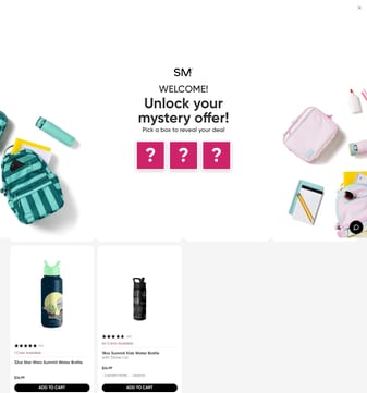 Simple Modern landing page desktop screenshot